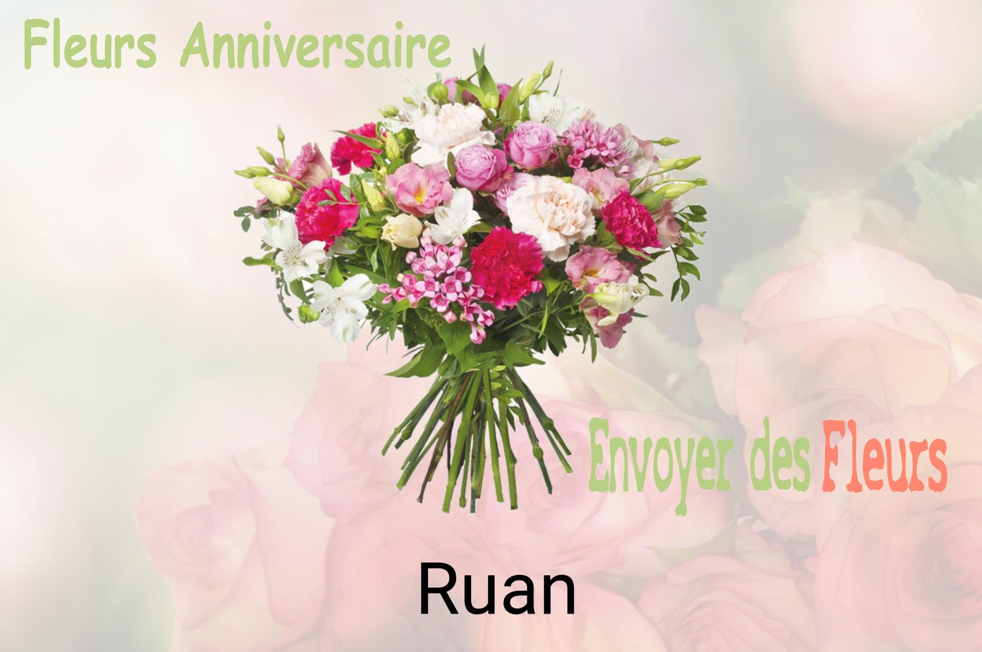 Bouquet de fleurs d’anniversaire livré à Ruan