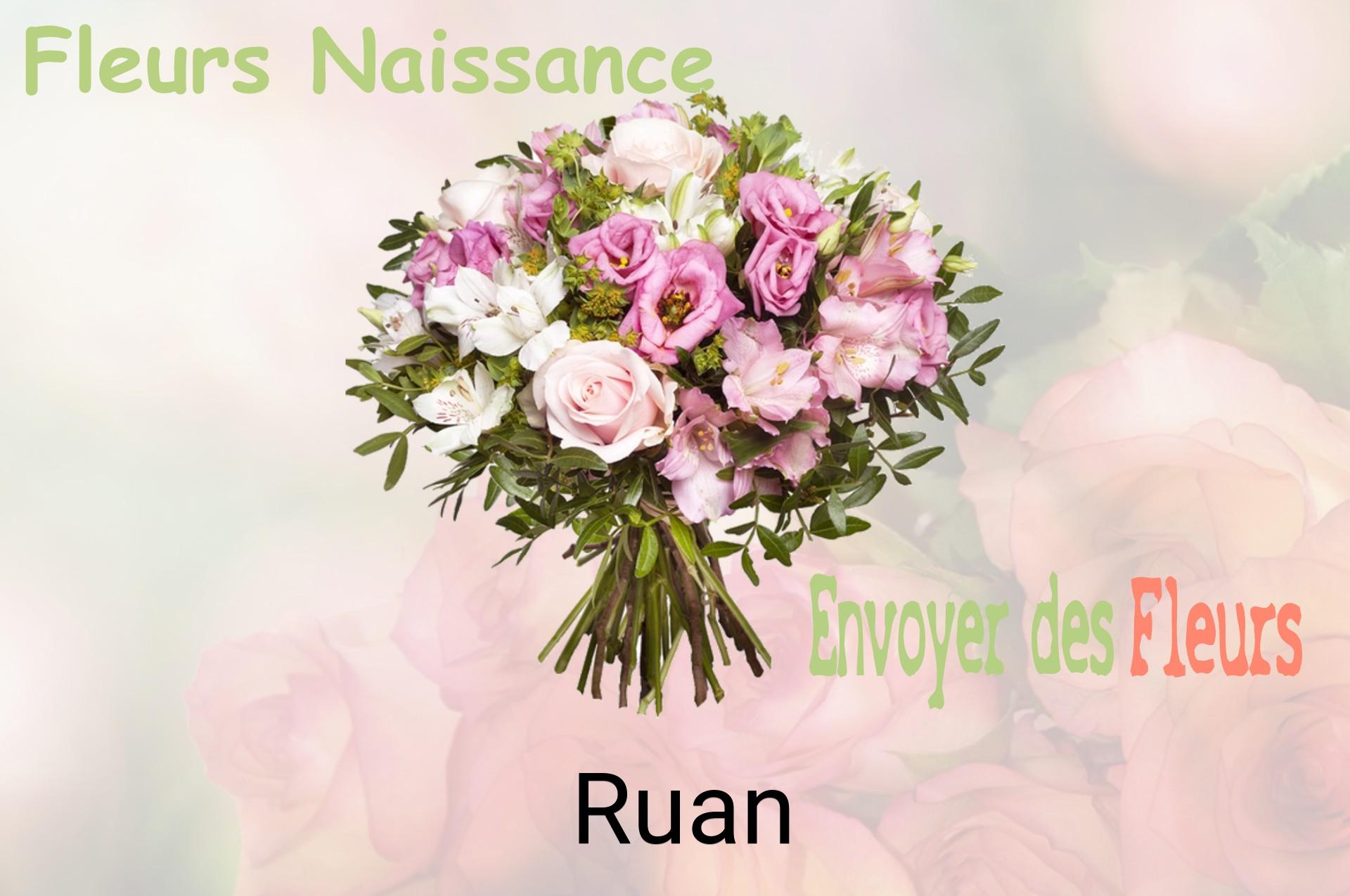 Bouquet de fleurs de naissance livré à Ruan