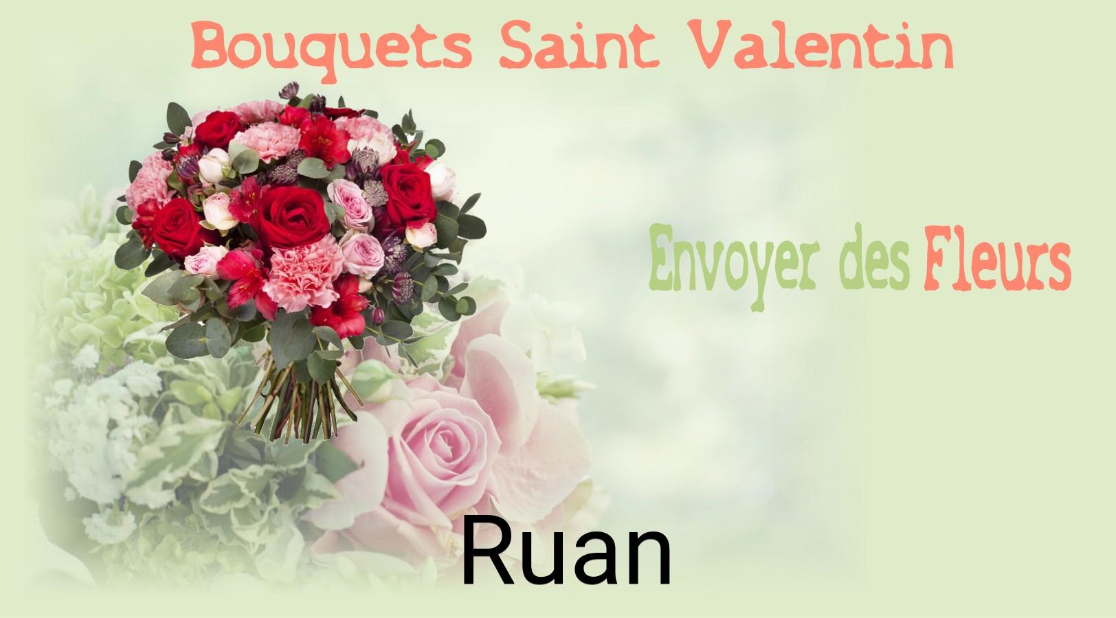 Roses de Saint-Valentin livrées à Ruan