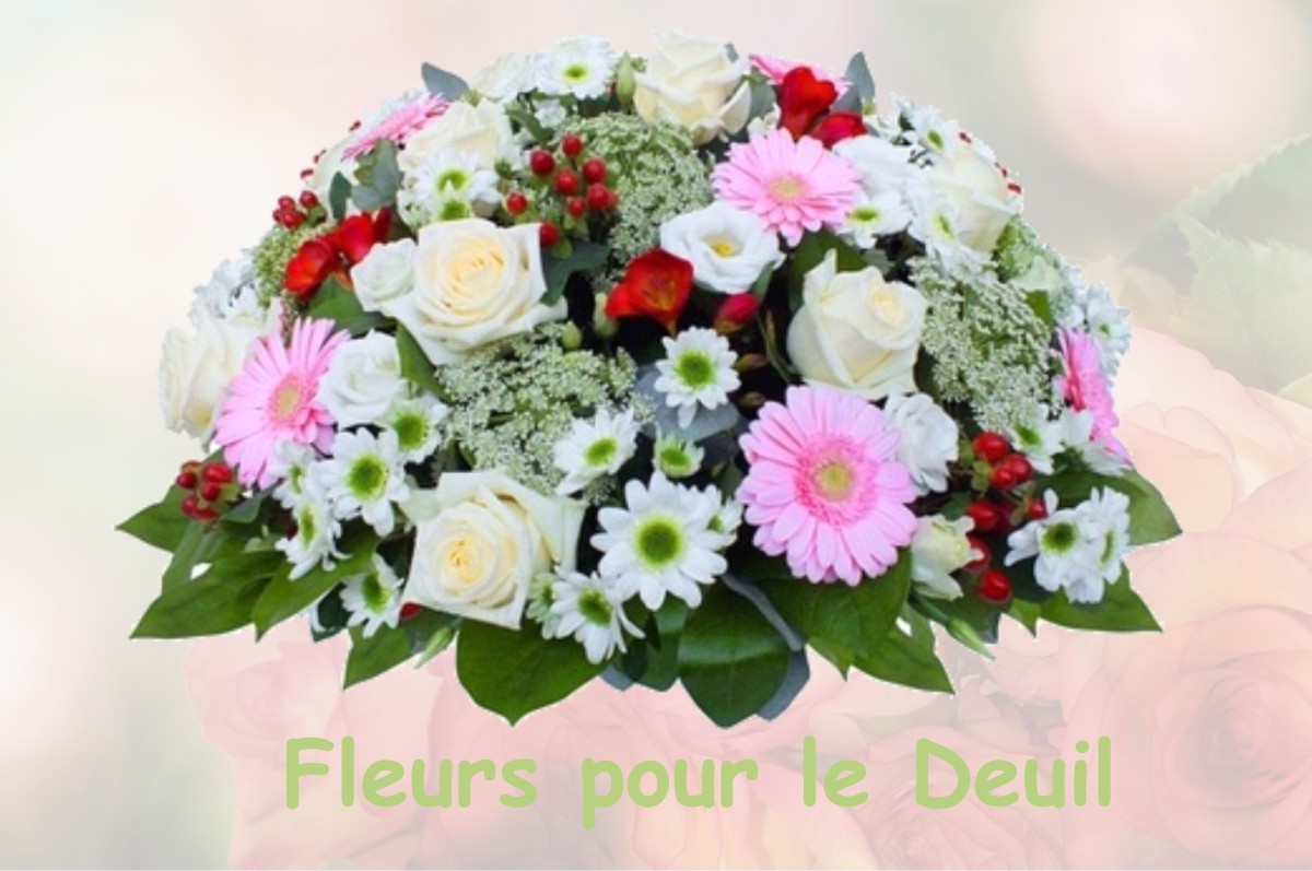 fleurs deuil RUAN